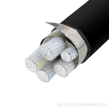 Cobre de aluminio PVC XLPE Aislamiento Cable de alimentación eléctrica